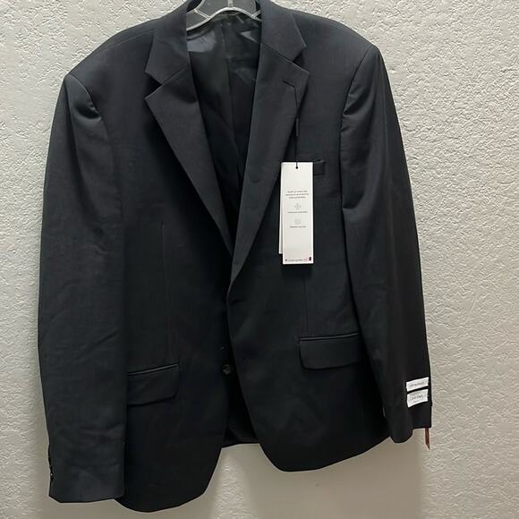 Calvin Klein Infinite Stretch Slim-Fit Suit 2 Button Jacket 42R Charcoal Gray - Picture 1 of 12